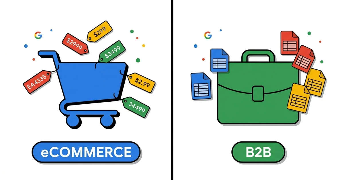 Google Ads za eCommerce vs B2B: Ključne Razlike u Strategiji