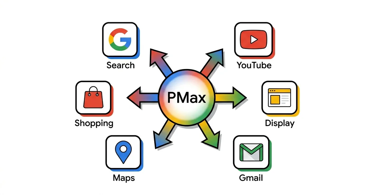 Performance Max (PMax) Vodič za 2026: Struktura, Asset Grupe + Template koji Daje 3-4x ROAS